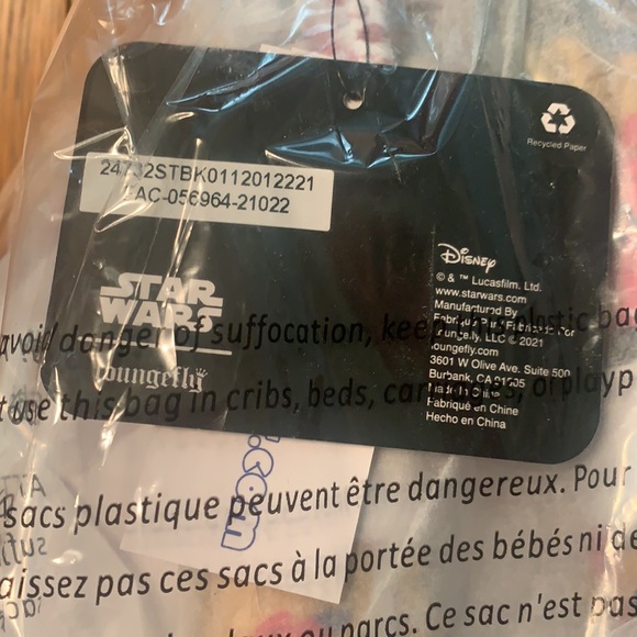 NWT Floral AOP Storm Trooper Loungefly backpack - Picture 5 of 9